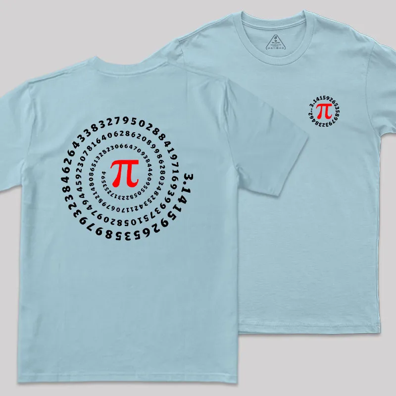 Infinite Circle Front and Back Printed Geek T-Shirt - Image 9