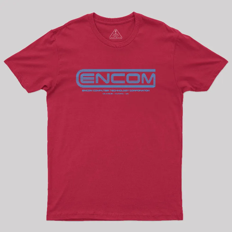 TRON Encom Summer Sky Geek T-Shirt - Image 7