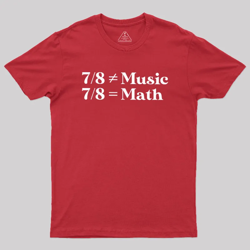Music and Math Geek T-Shirt - Image 5