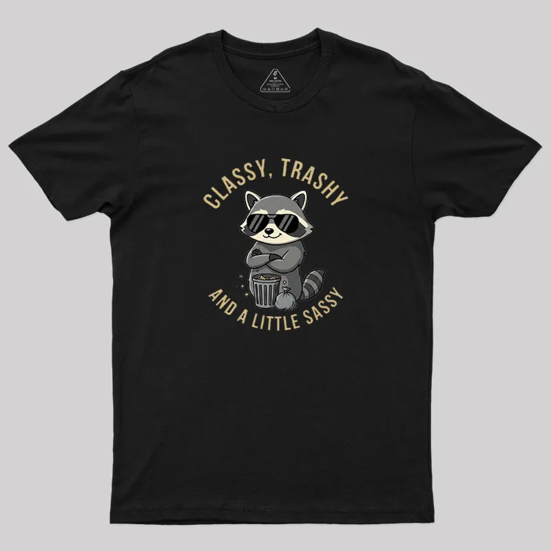 Classy Raccoon Geek T-Shirt