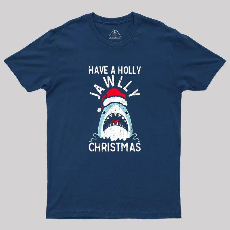 Have A Holly Jawly Christmas Geek T-Shirt