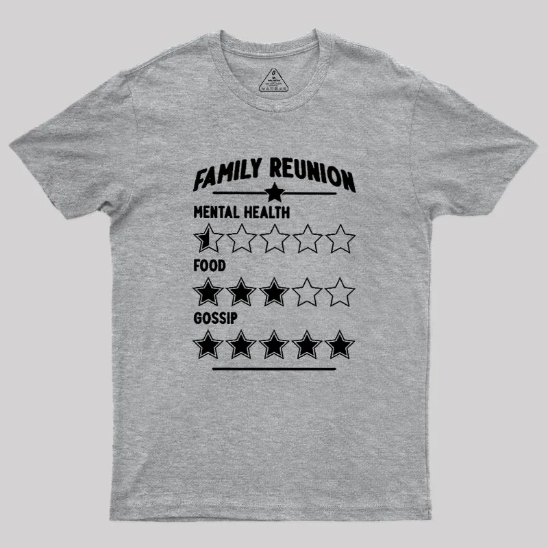 Family Reunion Dinner Geek T-Shirt - Image 4