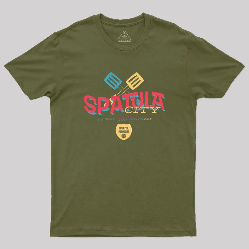Spatula City Geek T-Shirt - Image 3
