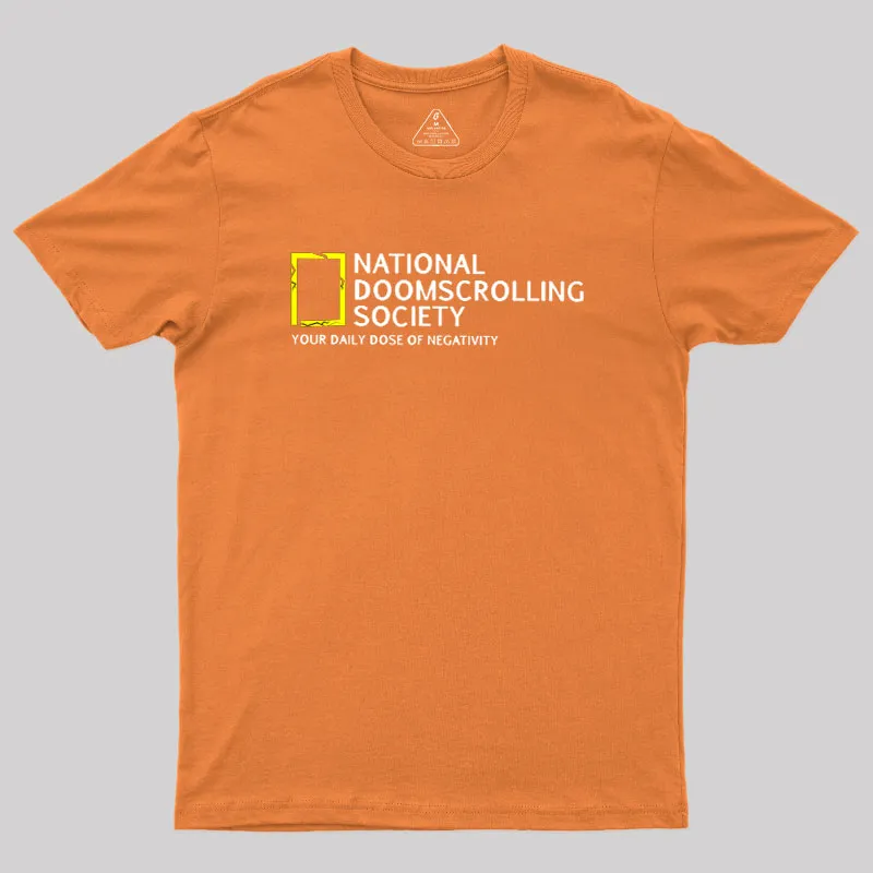 National Doomscrolling Society Geek T-Shirt - Image 5