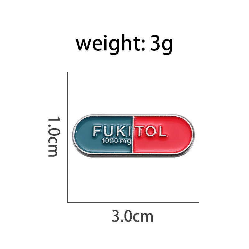 Dual Color Capsules Metal Pins - Image 3