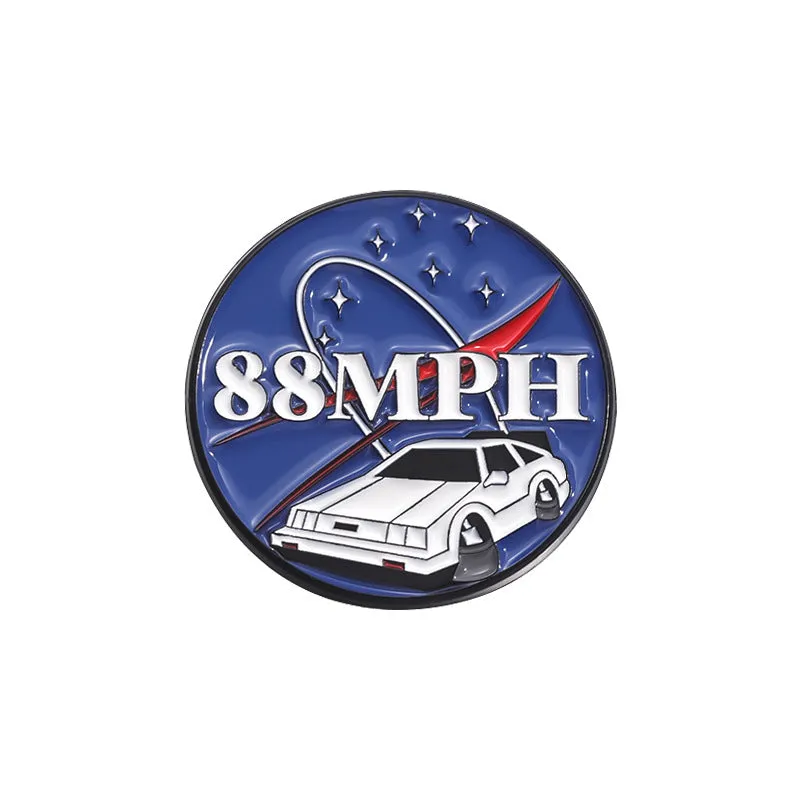 Round Retro Car Metal Pins - Image 2