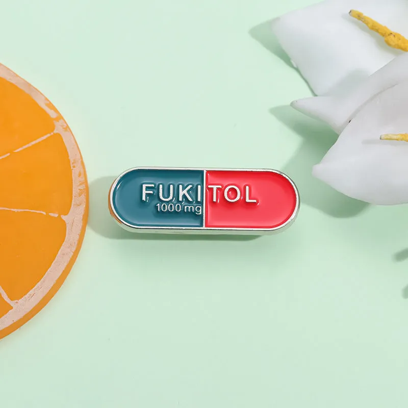 Dual Color Capsules Metal Pins - Image 2