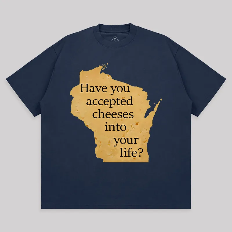 Wisconsin Cheese Pun Unisex Oversized T-shirt - Image 5