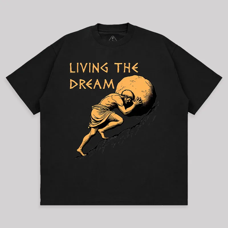 Living The Dream Unisex Oversized T-shirt - Image 2