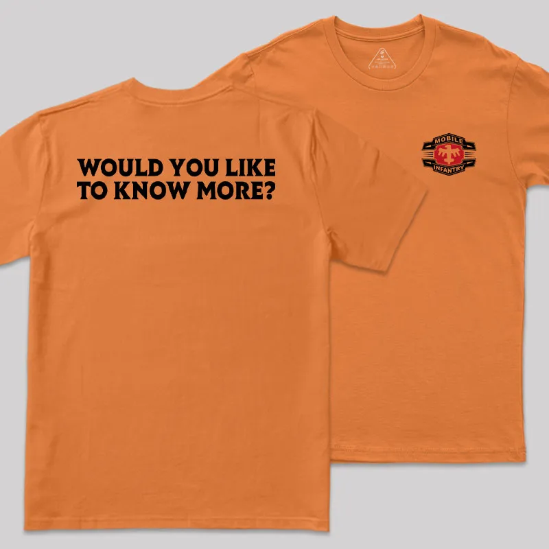 Scifi Space Recruit Front and Back Printed Geek T-Shirt - Image 4