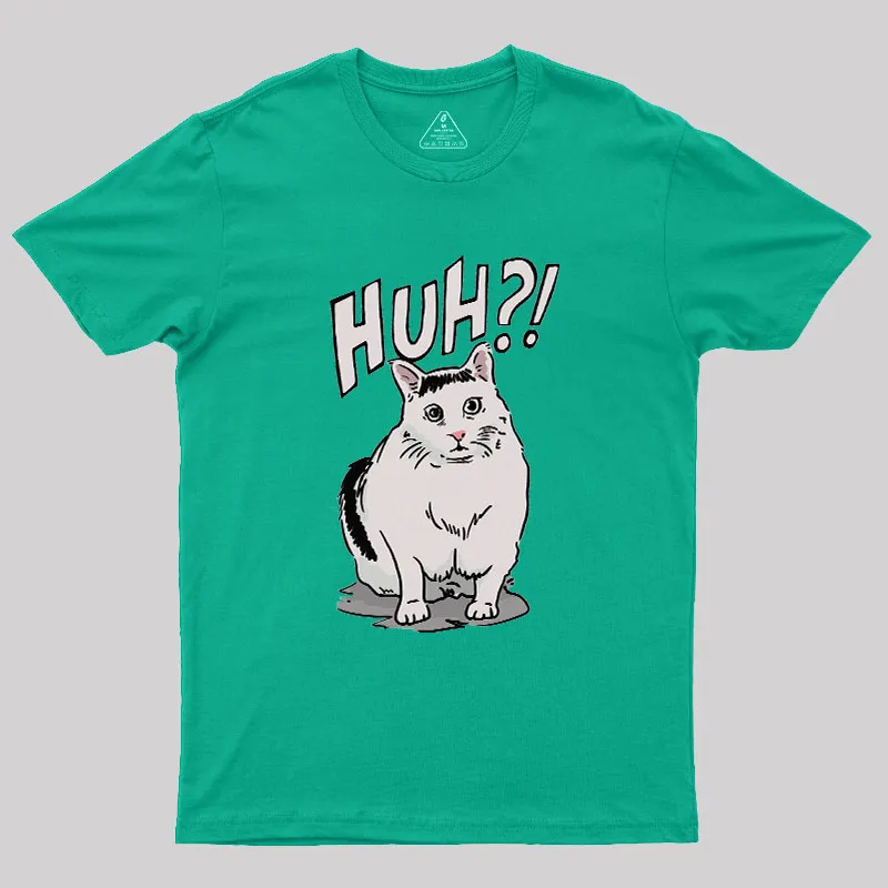 Huh Cat Geek T-Shirt - Image 9