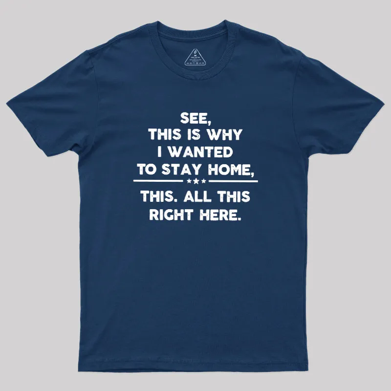 See This Is Why I Wanted To Stay home Geek T-Shirt - Image 3