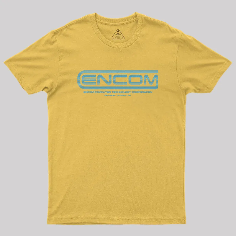 TRON Encom Summer Sky Geek T-Shirt - Image 6