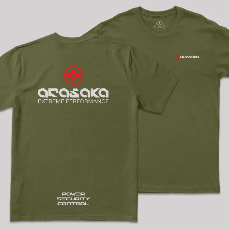 Arasaka Front and Back Printed Geek T-Shirt - Image 3