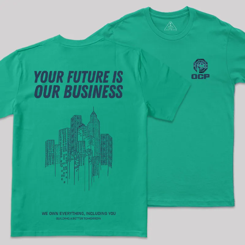 Robocop OCP Front and Back Printed Geek T-Shirt - Image 7