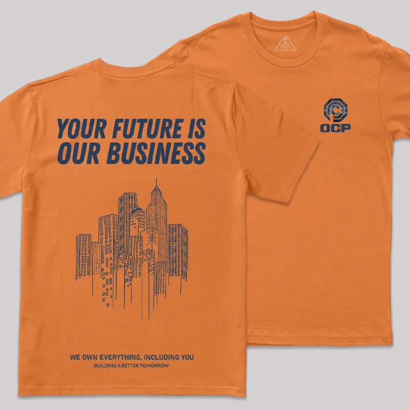 Robocop OCP Front and Back Printed Geek T-Shirt - Image 5