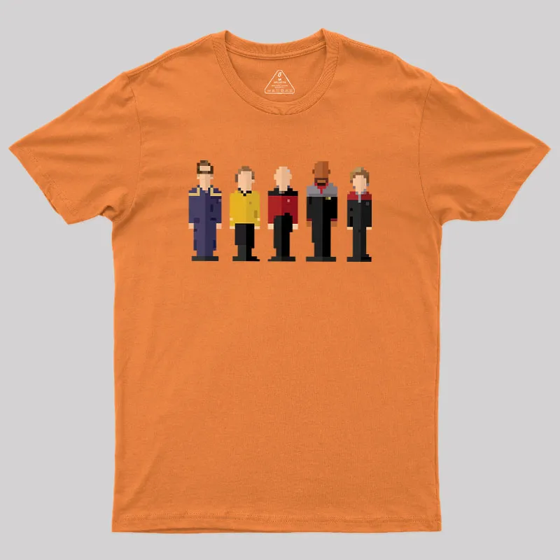 Spaceship Captains Geek T-Shirt - Image 6