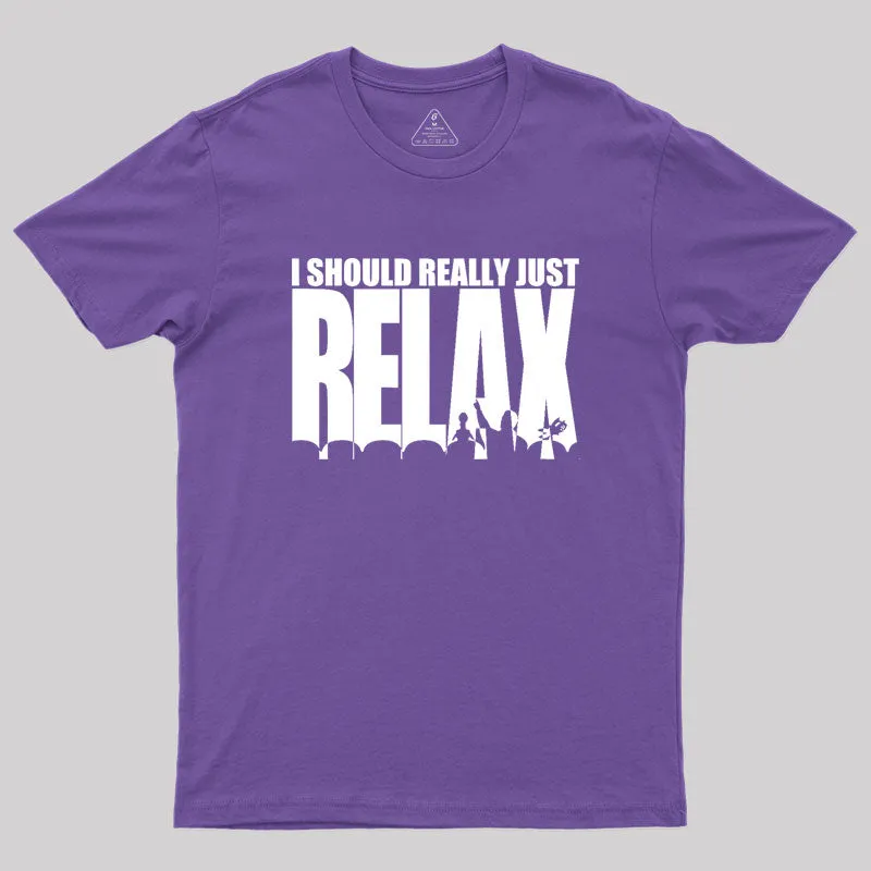 MST3K Says RELAX Geek T-Shirt - Image 6