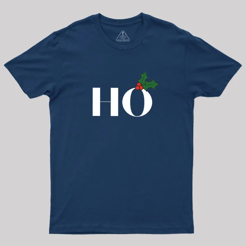 Alternative view of Christmas Ho Holly Classic Geek T-Shirt