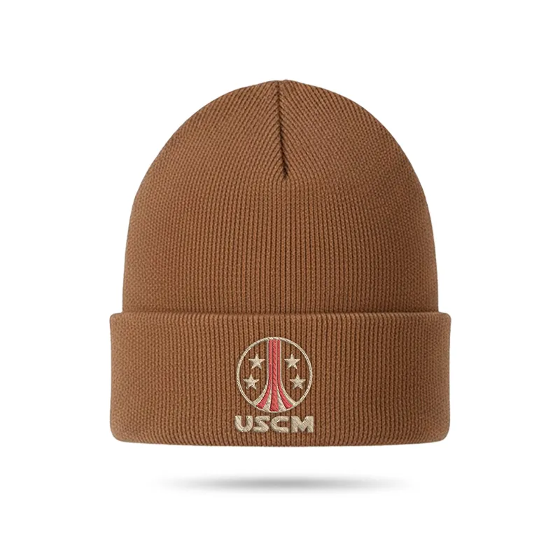 USCM Geek Embroidered Beanie - Image 3