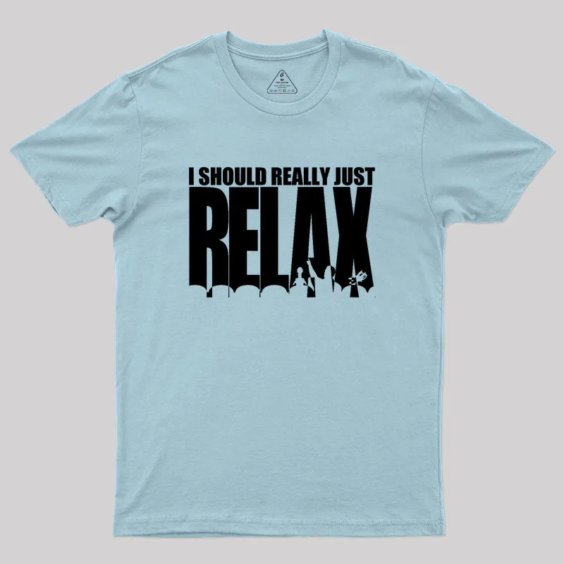 MST3K Says RELAX Geek T-Shirt - Image 10