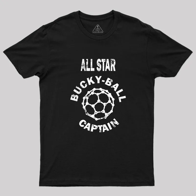 All Star Bucky Ball Captain Geek T-Shirt - Image 2