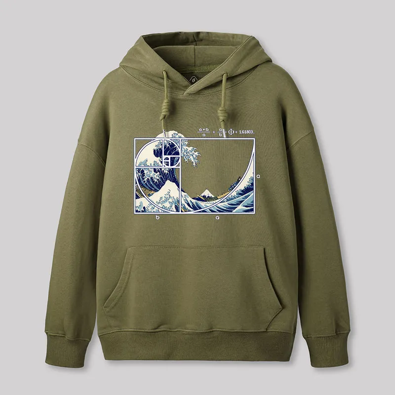 The Great Fibonacci Wave Hoodie - Image 5