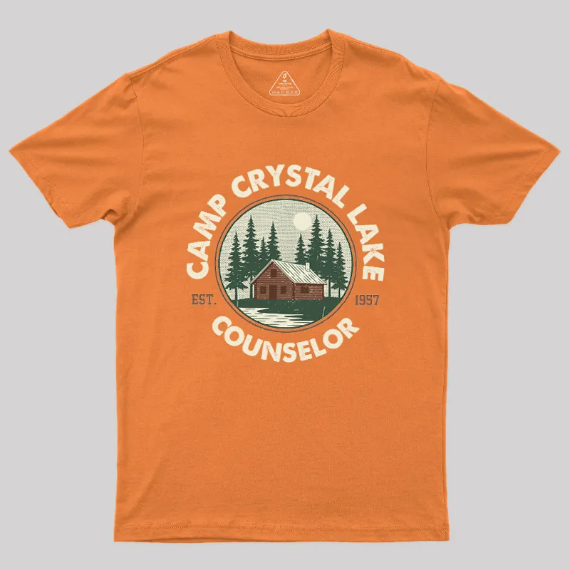 Camp Crystal Lake Geek T-Shirt - Image 7