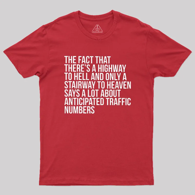 There's Highway To Hell And Stairway To Heaven Geek T-Shirt - Image 5