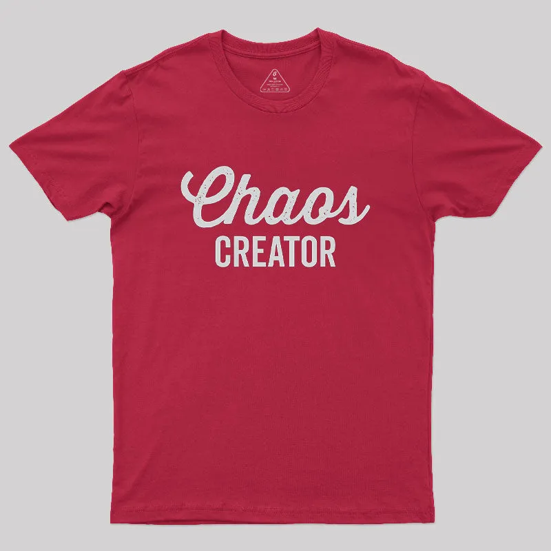 Chaos Creator Geek T-Shirt - Image 5