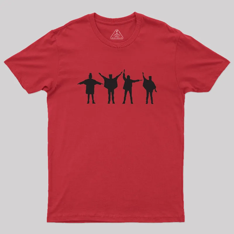Musician Silhouette Help Geek T-Shirt - Image 3