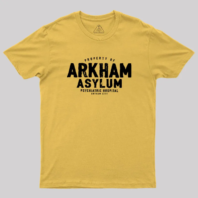Arkham Asylum Geek T-Shirt - Image 6