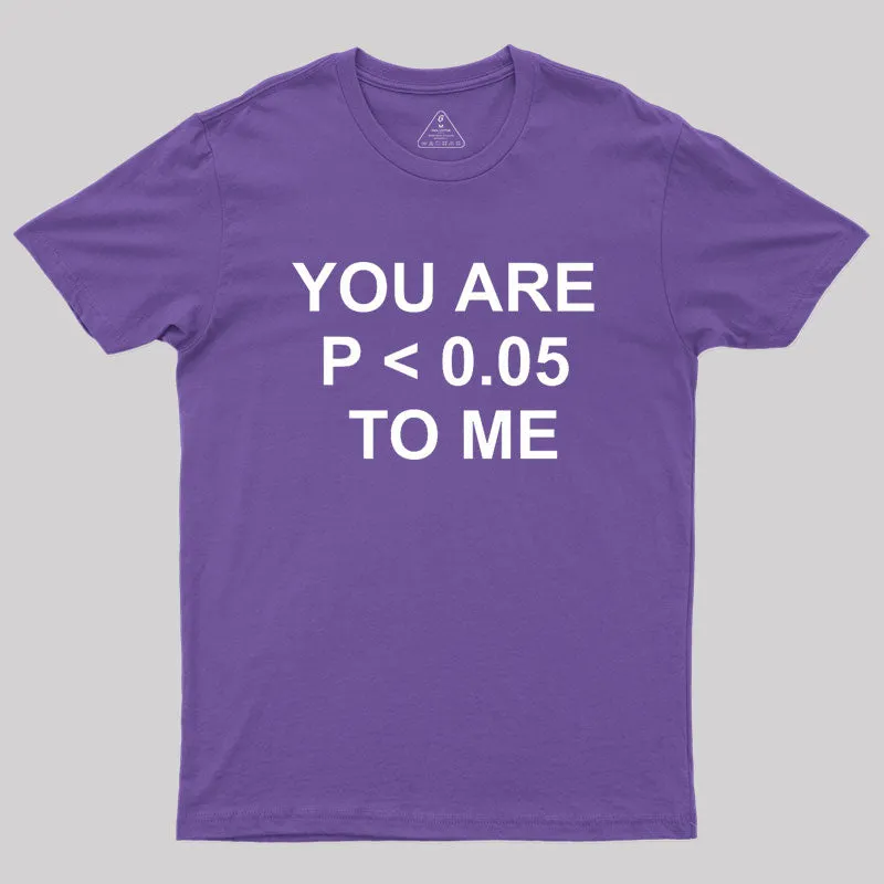 You are significant to me Geek T-Shirt - Image 6