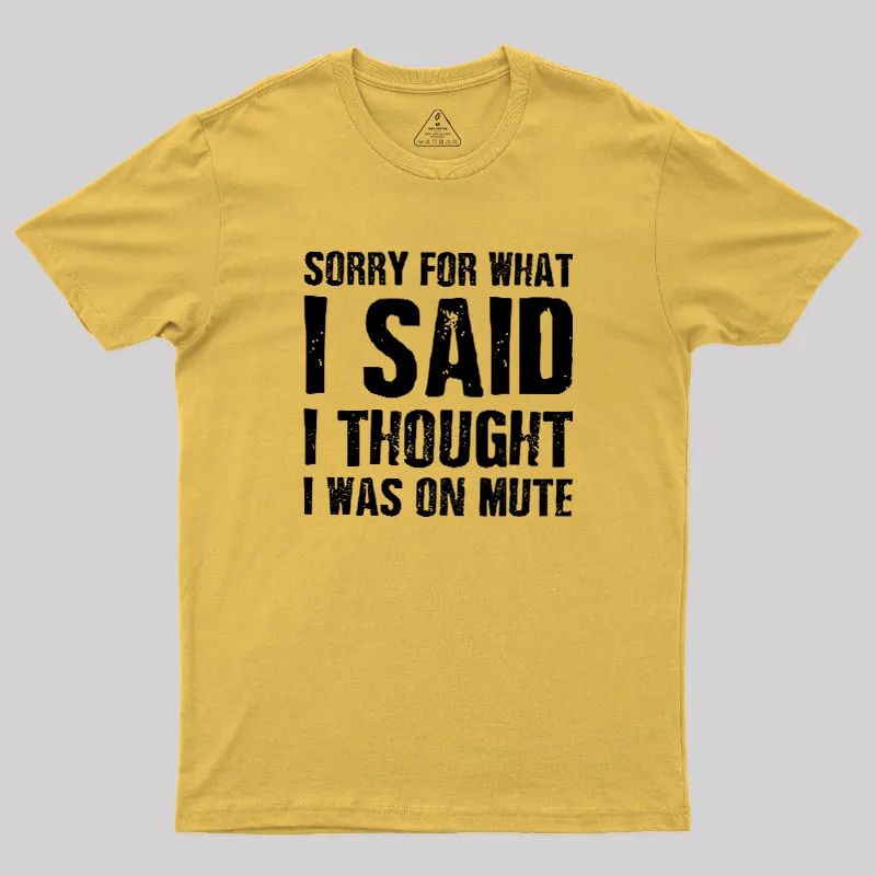 Mute Mishap Geek T-Shirt - Image 8