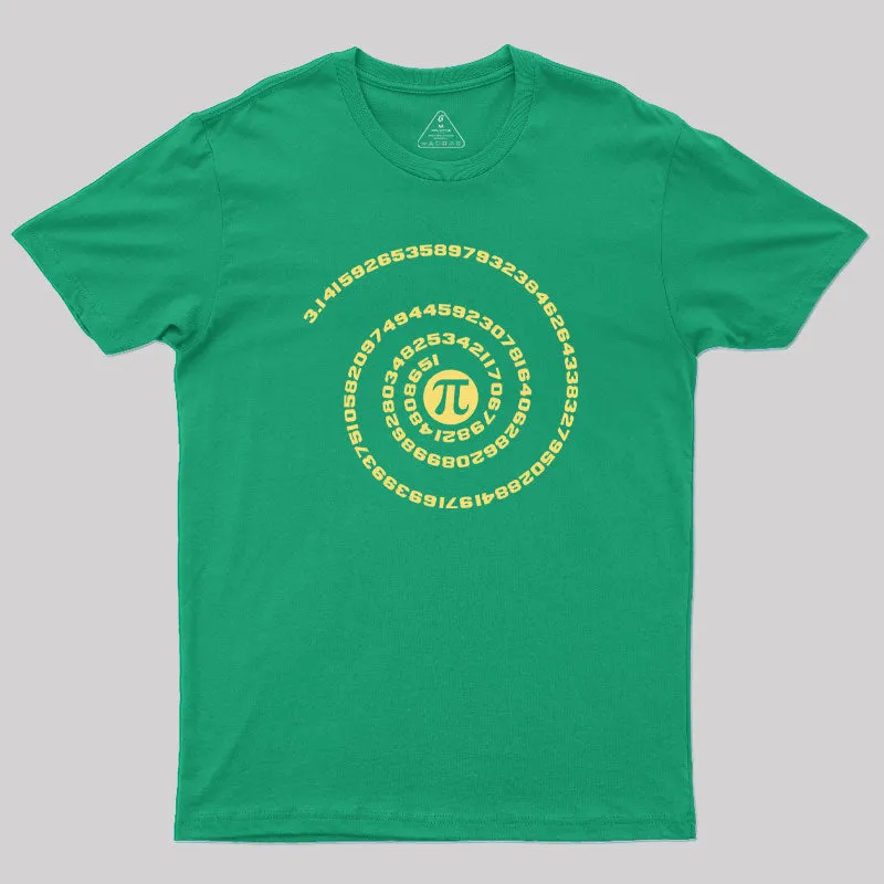 Pi Vortex Geek T-Shirt - Image 9