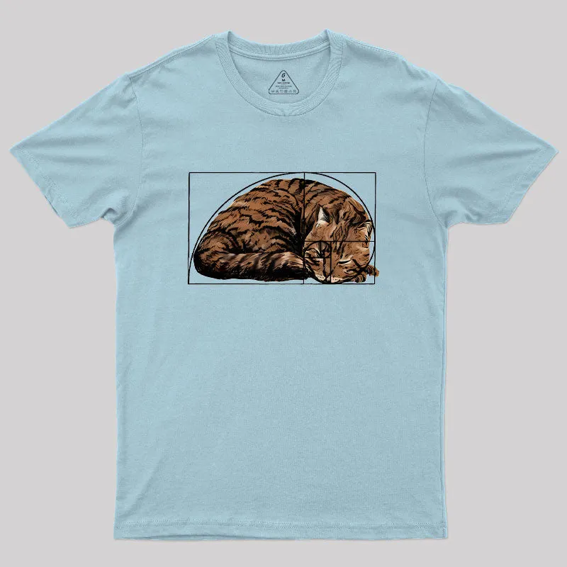 Fibonacci sequence Cat Geek T-Shirt - Image 9
