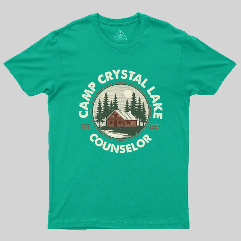 Camp Crystal Lake Geek T-Shirt - Image 9