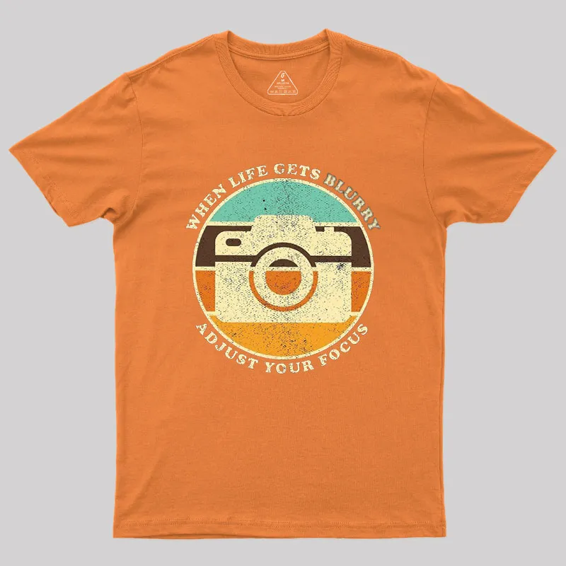 Vintage Camera Quote Geek T-Shirt - Image 6