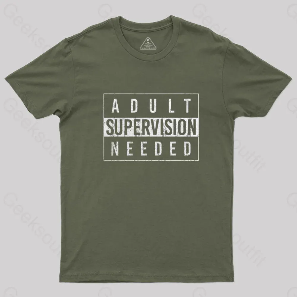 Adult Supervision Needed T-Shirt - Image 2