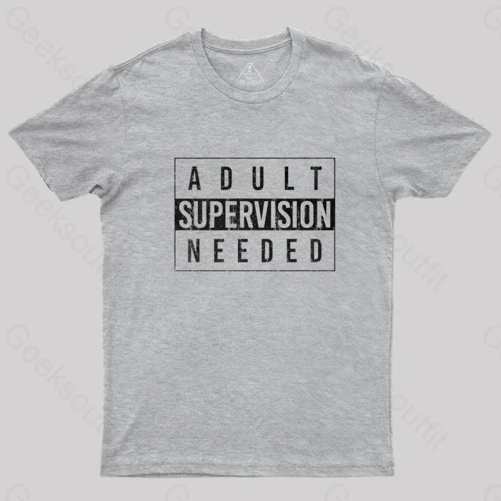 Adult Supervision Needed T-Shirt - Image 6