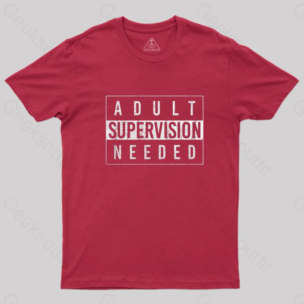 Adult Supervision Needed T-Shirt - Image 4