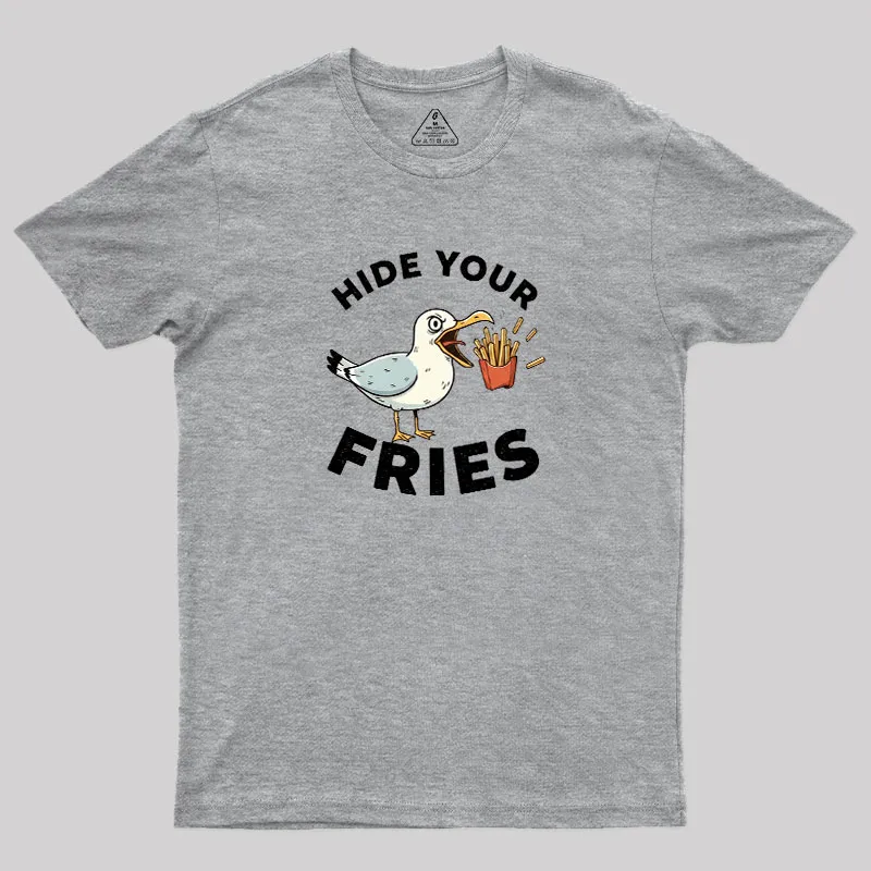 Hide Your Fries Geek T-Shirt - Image 4