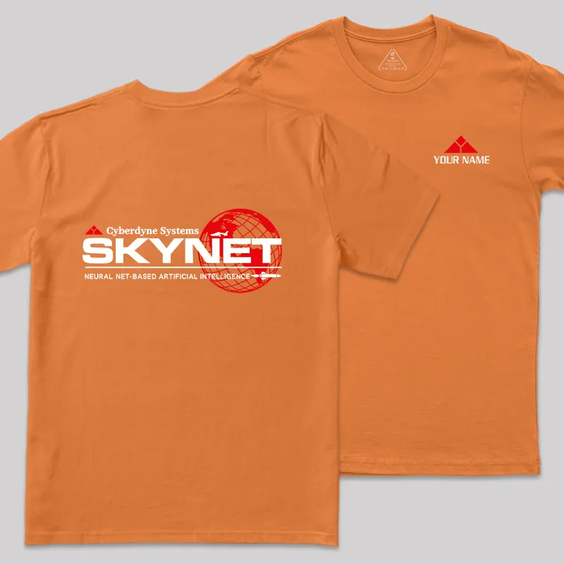 Personalized Classic Skynet Geek T-Shirt - Image 5