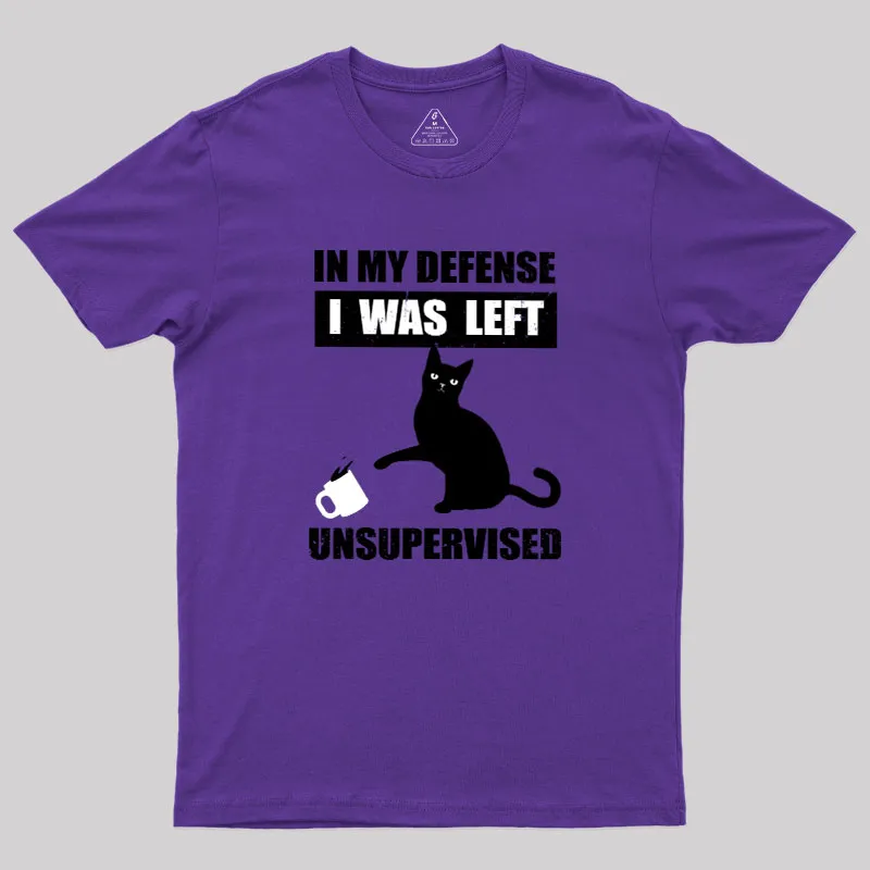 In My Defense I Was Left Geek T-Shirt - Image 6