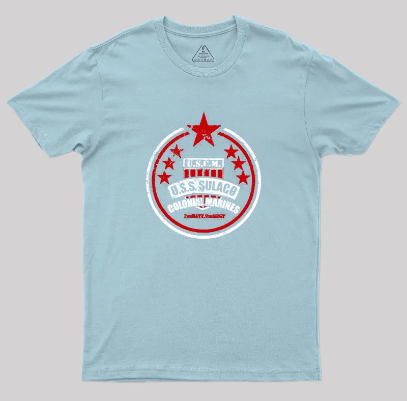 USCM Colonial Marines Geek T-Shirt - Image 8