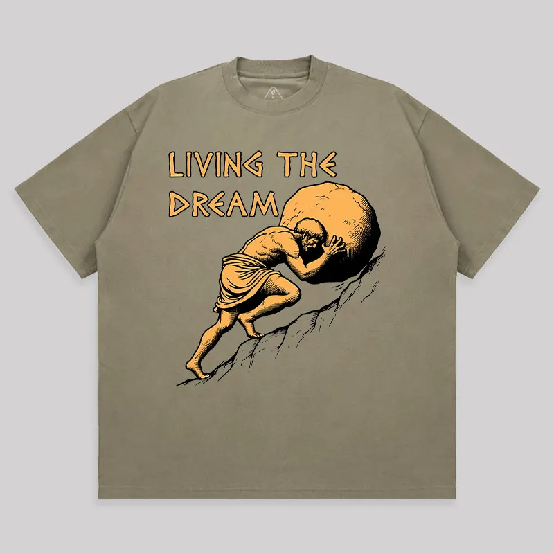 Living The Dream Unisex Oversized T-shirt - Image 5