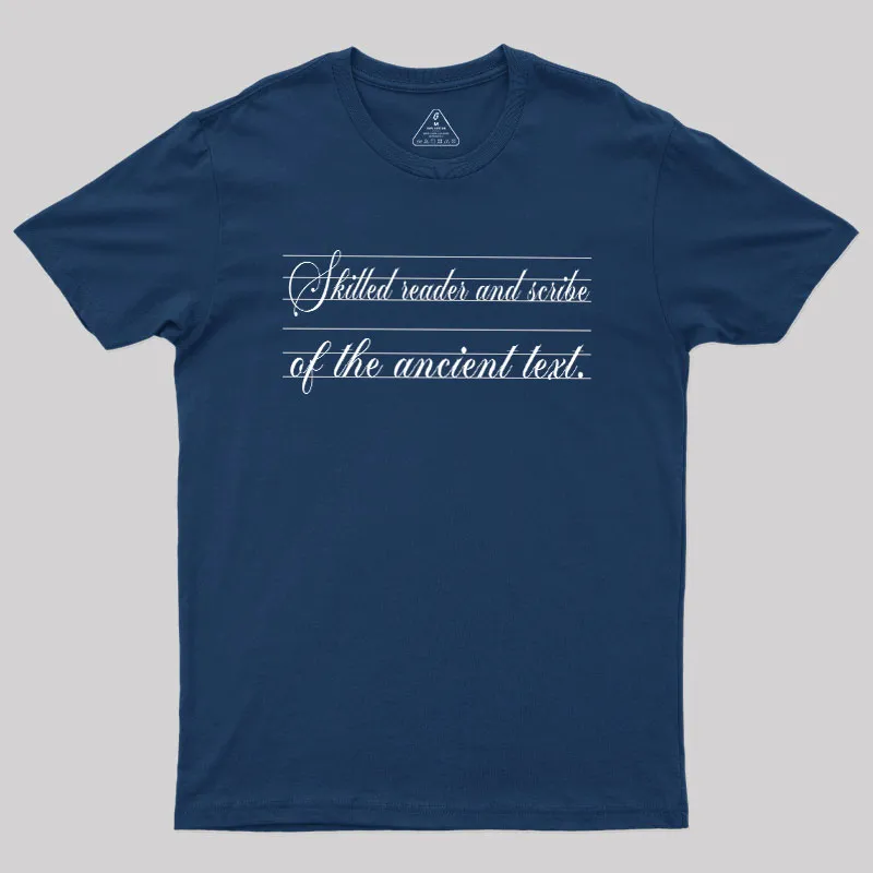 Ancient Scribe Geek T-Shirt - Image 2
