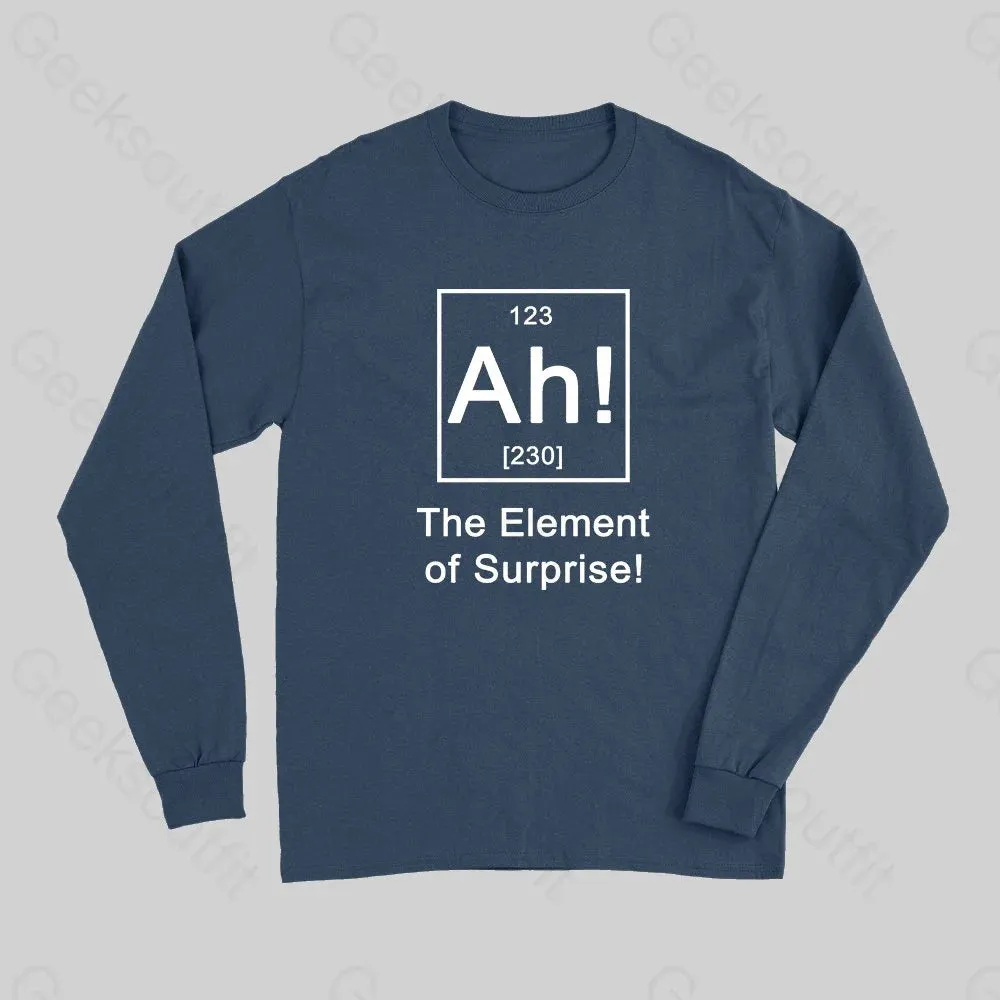 Ah! The element of surprise! Long Sleeve T-Shirt - Image 2