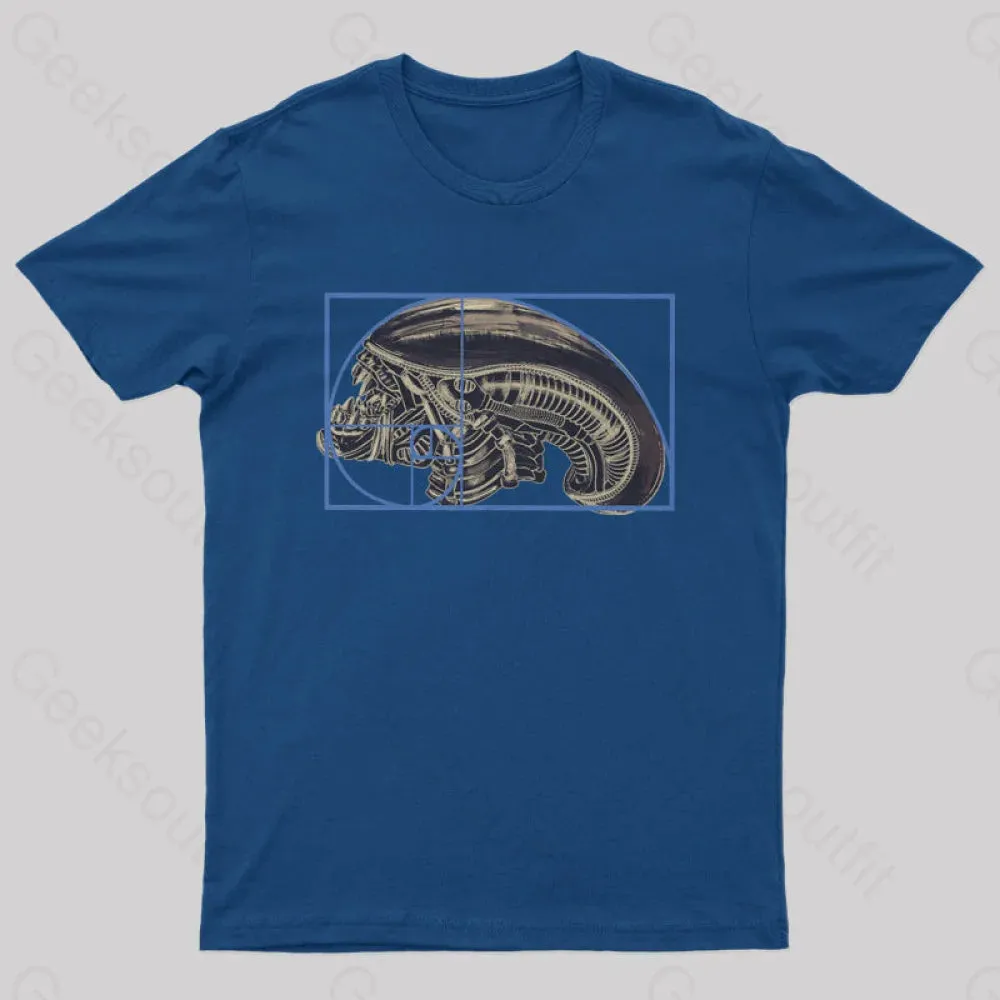 Alien Golden Ratio T-Shirt - Image 2