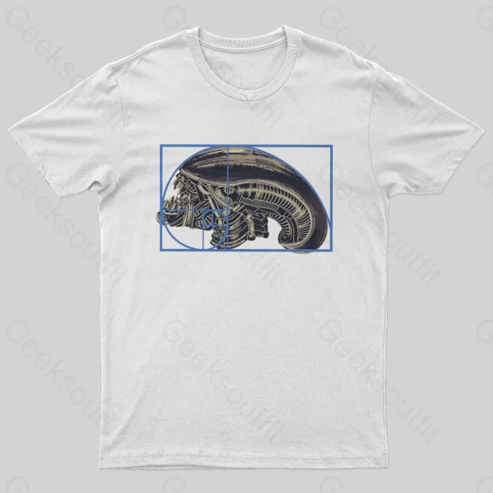 Alien Golden Ratio T-Shirt - Image 7